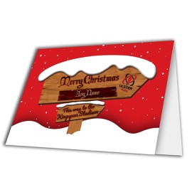 Greeting Card Christmas Sign