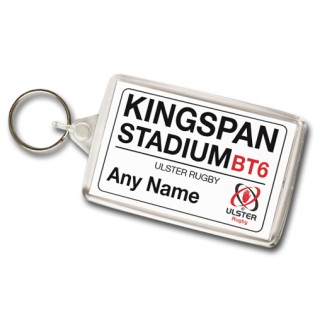 Personalised Ulster Crested Key Ring K021 Pouch 