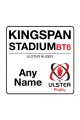 Coaster - Ulster Rugby Kingspan Street Sign